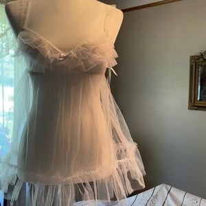 Victoria Secret white tulle M nitey